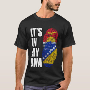 Bosnisch en Kiribati mengen DNA erfgoed vlag T-shirt