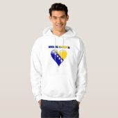 Bosnisch hart hoodie (Voorkant volledig)