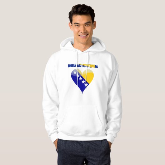 Bosnisch hart hoodie (Voorkant volledig)