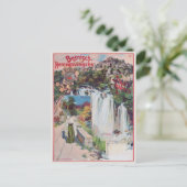 Bosnisch-Hercegovinische Staatsbahnen Poster 1901 Briefkaart (Staand voorkant)