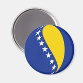 Bosnisch-Herzegovina Vlag Magneet (Voorkant / Achterkant)