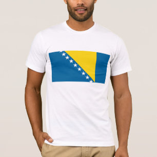 Bosnisch T-shirt met vlag