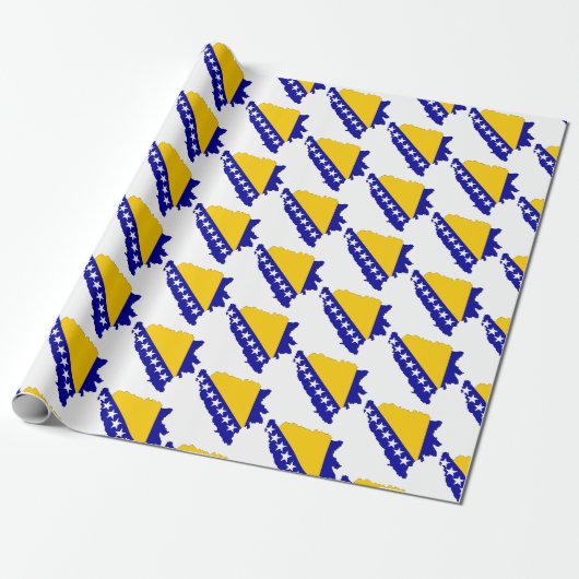 Bosnisch verpakkingspapier cadeaupapier (Uitgerold)