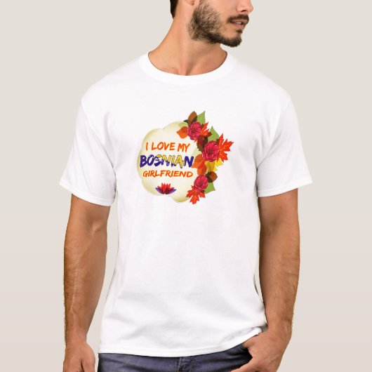 Bosnisch Vriendin design T-shirt (Voorkant)