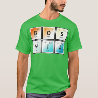 Bosnische Elemententabel T-shirt