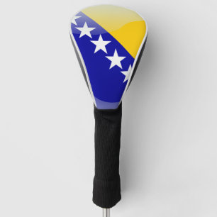 Bosnische glanzende vlag golfheadcover