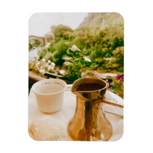 Bosnische koffiepauze in Mostar Magneet
