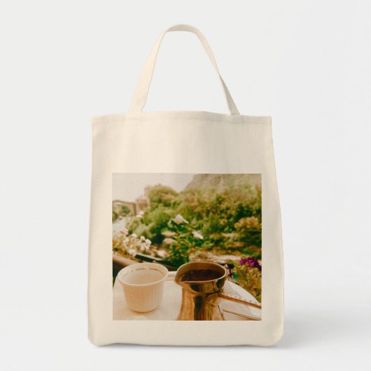 Bosnische koffiepauze in Mostar Tote Bag (Voorkant)