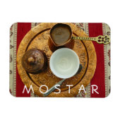 Bosnische koffiezetplank Mostar fridge magnet Magneet (Horizontaal)