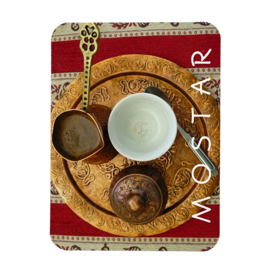 Bosnische koffiezetplank Mostar fridge magnet Magneet (Verticaal)