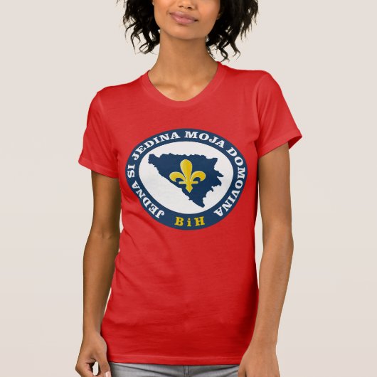 bosnische lelie t-shirt (Voorkant)