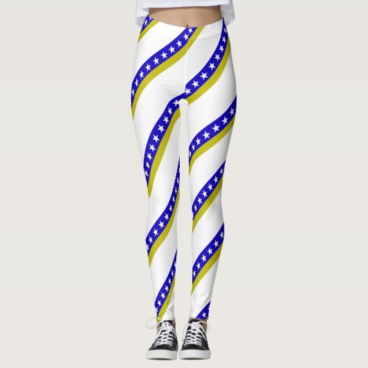 Bosnische strepen leggings (Voorkant)