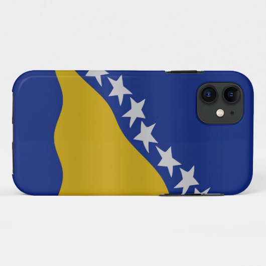 Bosnische vlag Case-Mate iPhone case (Achterkant (horizontaal))