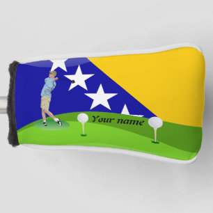 Bosnische vlag golfheadcover