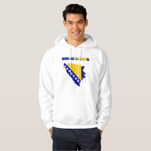 Bosnische vlag hoodie