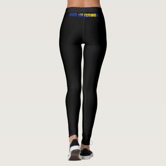Bosnische vlag leggings (Achterkant)