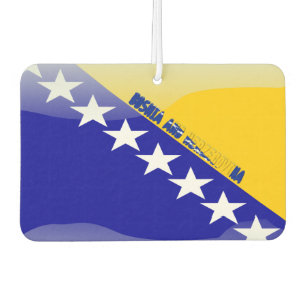 Bosnische vlag luchtverfrisser