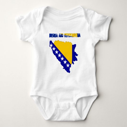 Bosnische vlag romper (Voorkant)