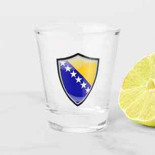 Bosnische vlag shot glas