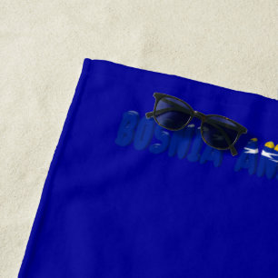 Bosnische vlag strandlaken