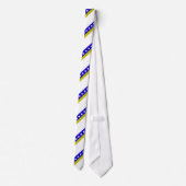 Bosnische vlag stropdas (Achterkant)