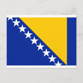 Bosnische vlag, Vlag van Bosnië en Herzegovina Briefkaart