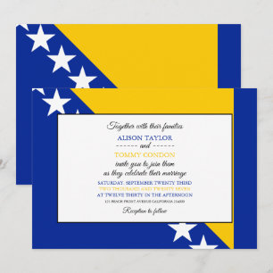 Bosnische Vlag, Vlag van Bosnië en Herzegovina Huw Kaart