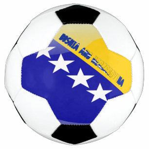 Bosnische vlag voetbal