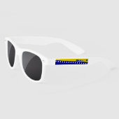 Bosnische vlag zonnebrillen (Links)