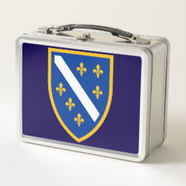 Bosnische Wapen Erfgoed Metalen Lunchbox