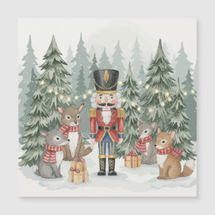 Bosnootkraker Watercolor Kerstmis 