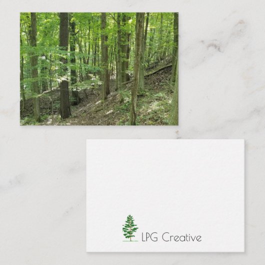 Bosnotities Notitiekaartje (Voorkant / Achterkant)