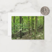 Bosnotities Notitiekaartje (Voorkant / Achterkant in situ)