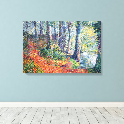 Bosondergroei (door Léo Gausson) Canvas Afdruk (Insitu (Houten vloer))