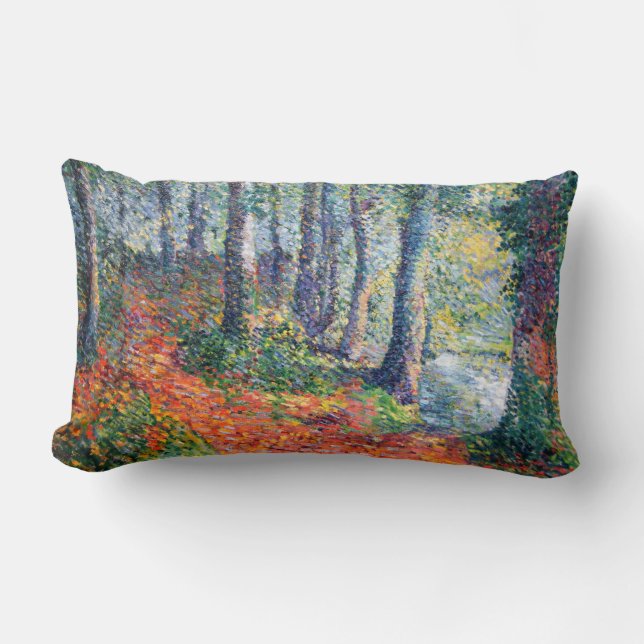 Bosondergroei (door Léo Gausson) Kussen (Voorkant)