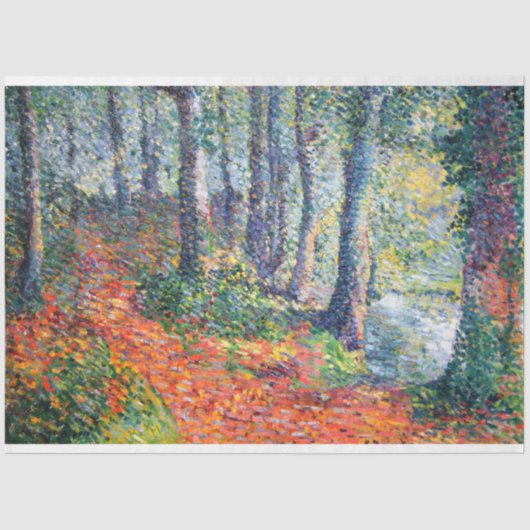 Bosondergroei (door Léo Gausson) Tissuepapier (Voorkant)