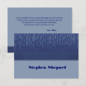 Bosonderwater Dank u Bedankkaart (Voorkant / Achterkant)