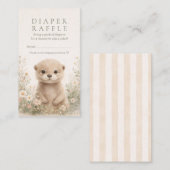 Bosotter Luier Raffle Ticket | Cottagecore (Voorkant / Achterkant)
