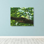 Bosoverschrijding Canvas Afdruk (Insitu (Houten vloer))