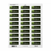 Bospad bij Acadia Etiket (Full Sheet)