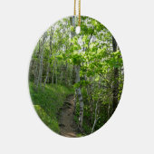 Bospad bij Acadia Keramisch Ornament (Rechts)