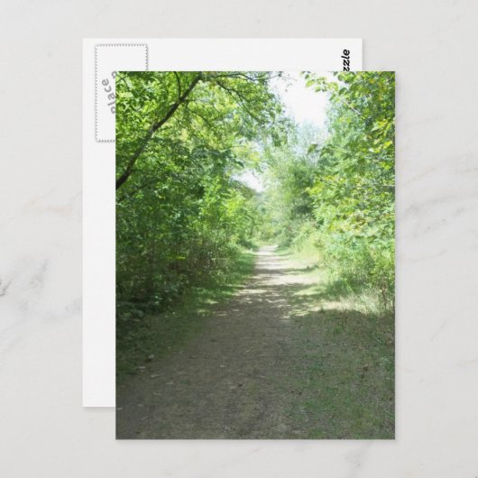 Bospad Briefkaart (Voorkant / Achterkant)