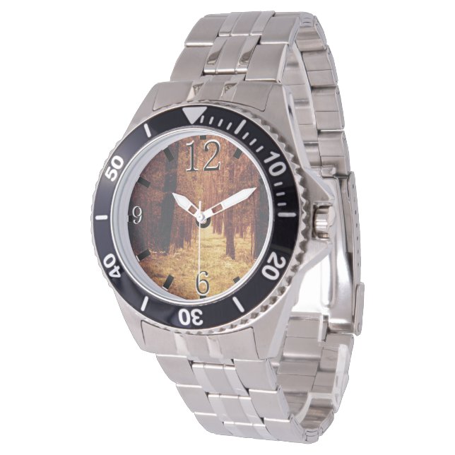 Bospad ... horloge (Gekanteld)