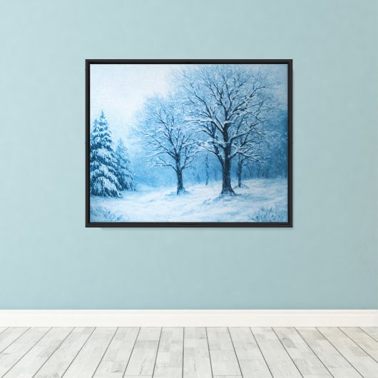 Bospad Landschap Muur Kunst Canvas Afdruk (Insitu (Houten vloer))