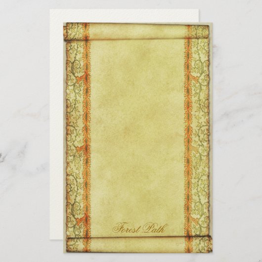 Bospad — middeleeuwse bakkerij briefpapier (Voorkant / Achterkant)