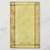 Bospad — middeleeuwse bakkerij briefpapier (Voorkant)