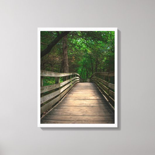 Bospad Sereniteit Canvas Afdruk (Voorkant)