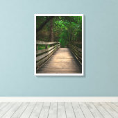 Bospad Sereniteit Canvas Afdruk (Insitu (Houten vloer))