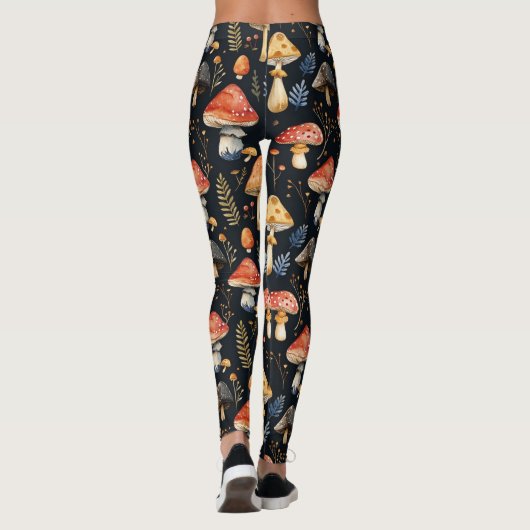 Bospaddenstoel en varen leggings (Achterkant)