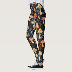 Bospaddenstoel en varen leggings